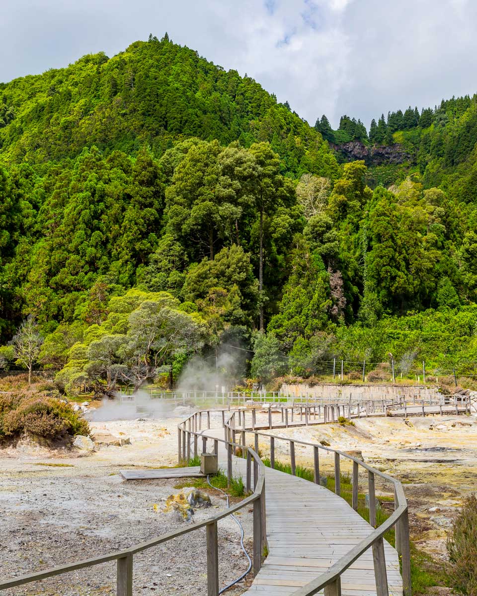 Furnas geothermal pools in the Azores Portugal near Sao Miguel 1