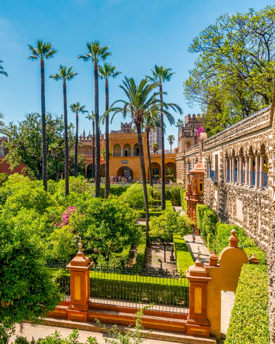 Gardens-around-the-Royal-Alcazars-of-Seville-in-Seville-Spain