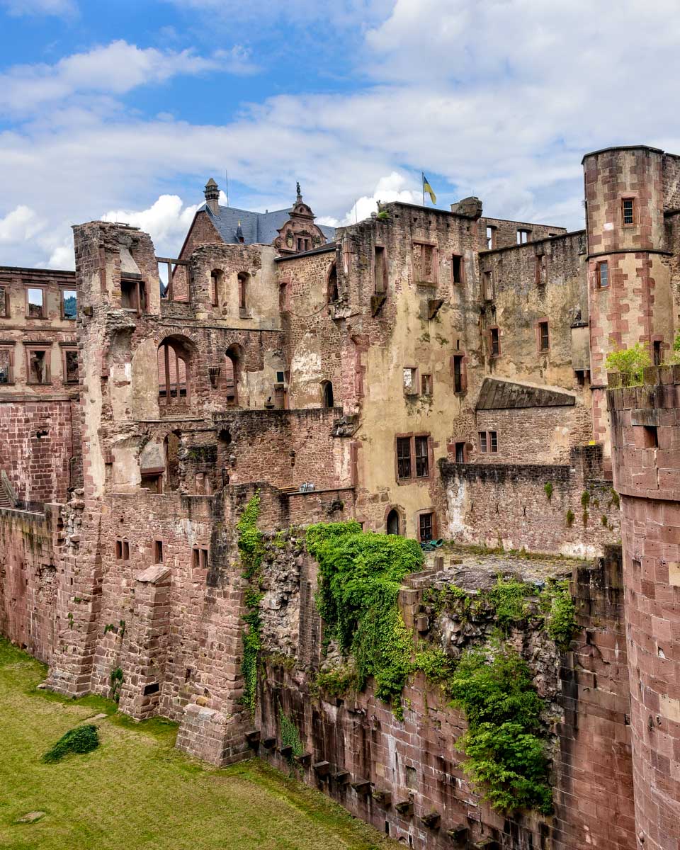 Heidelberg Castle seen on a tour from Frankfurt Germany 2