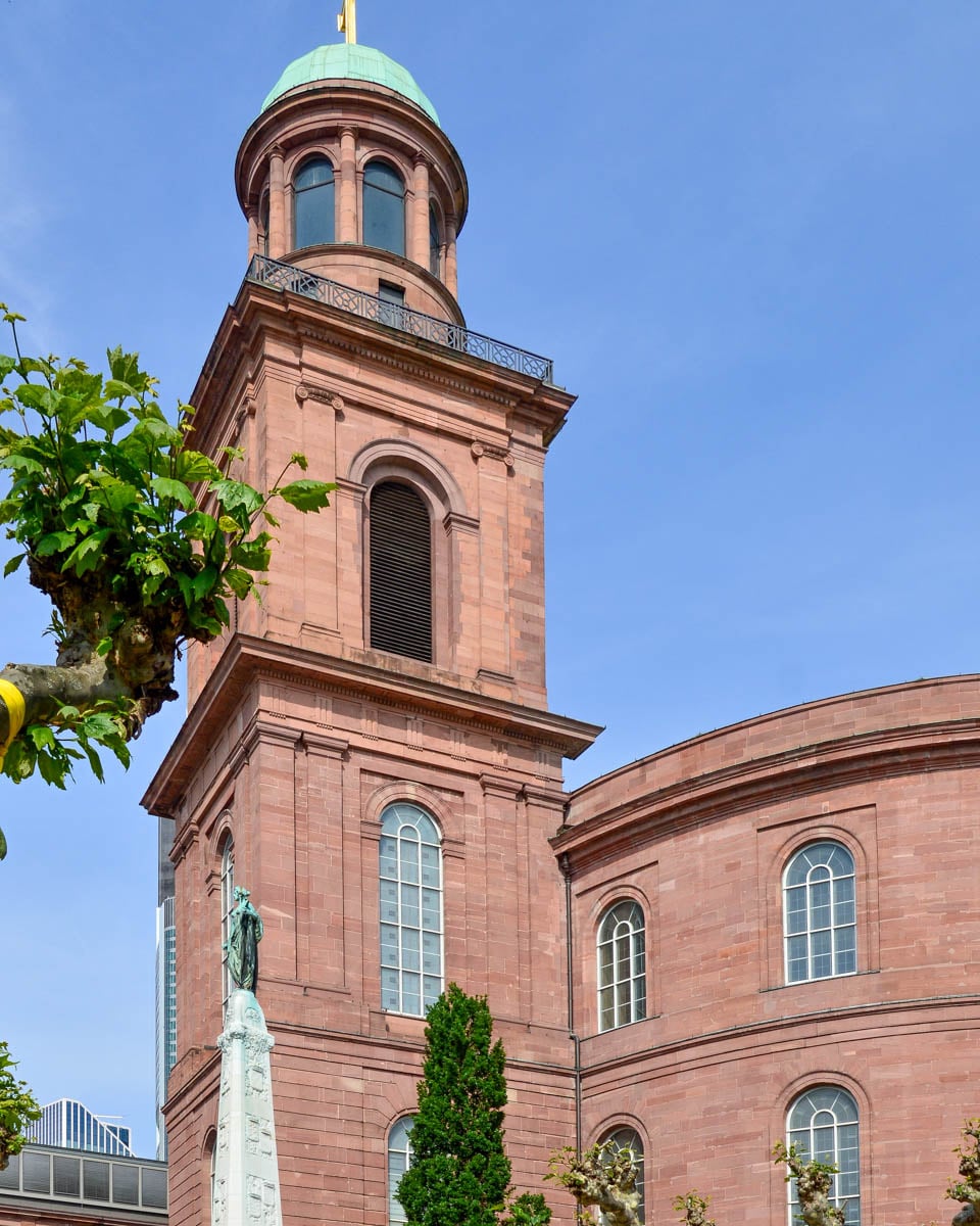 Historical Paul Church in Downtown Frankfurt Germany