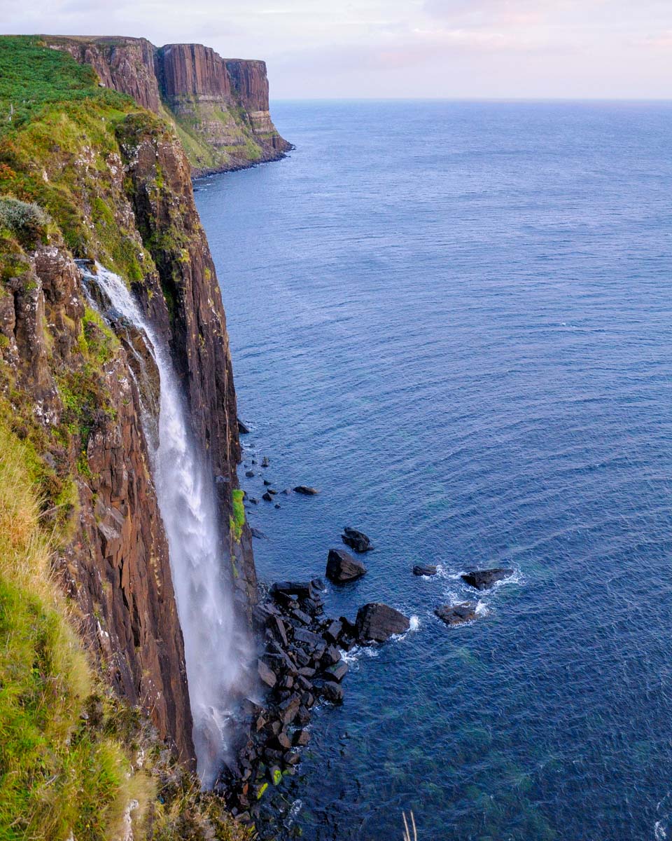 Kilt rock waterfall, Isle Of Skye, Scotland, United Kingdom