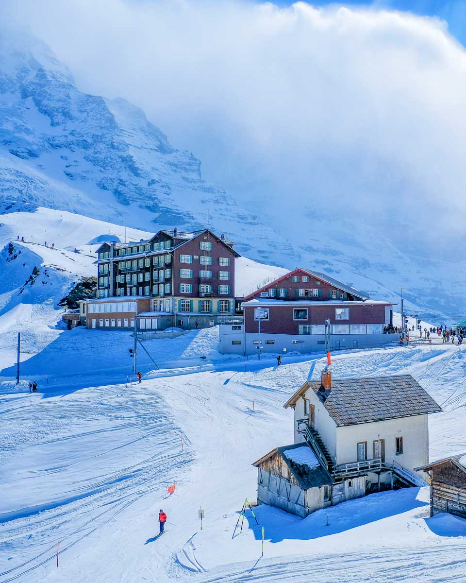 Kleine Scheidegg station in Switzerland