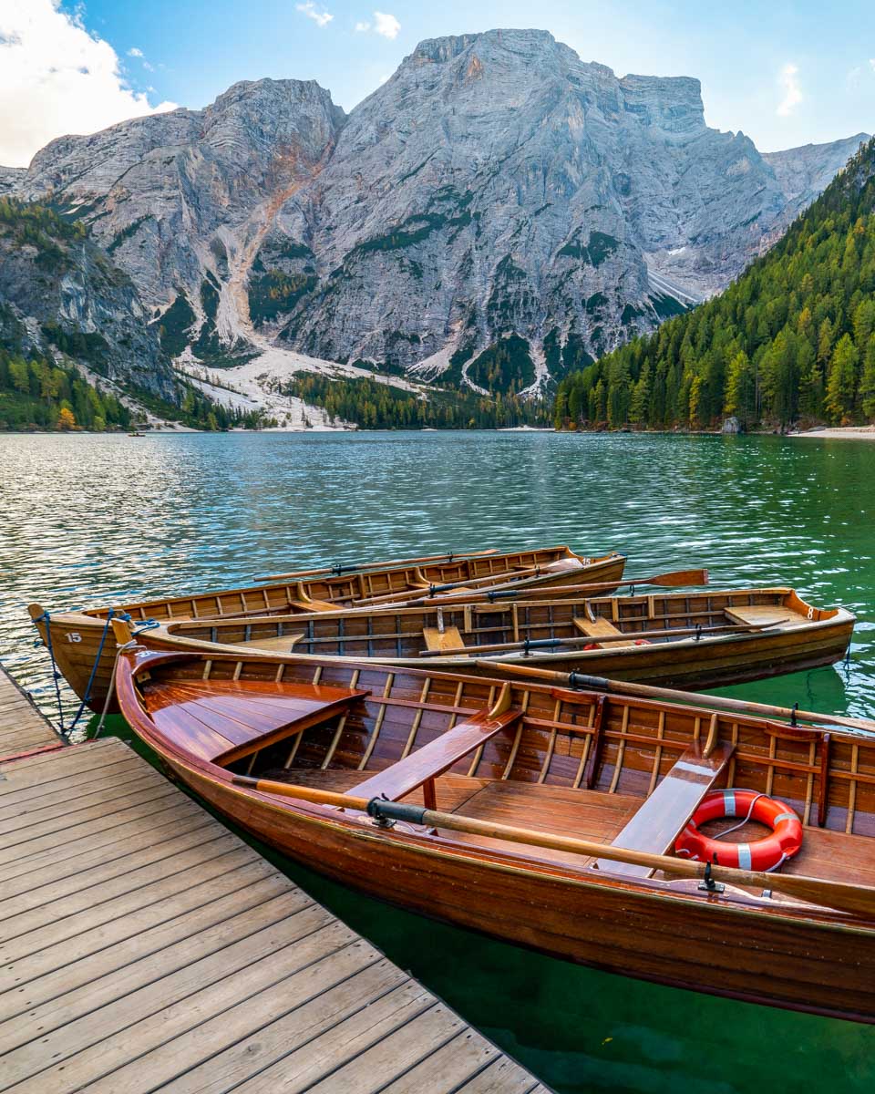 Lago di Braies in Dolomites Italy 3