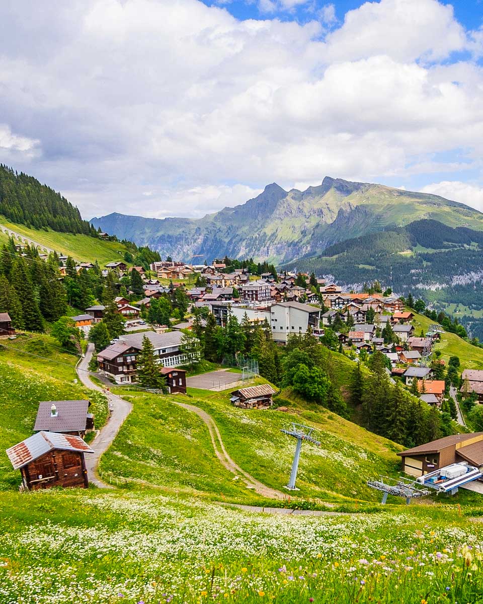 Mürren Switzerland spring