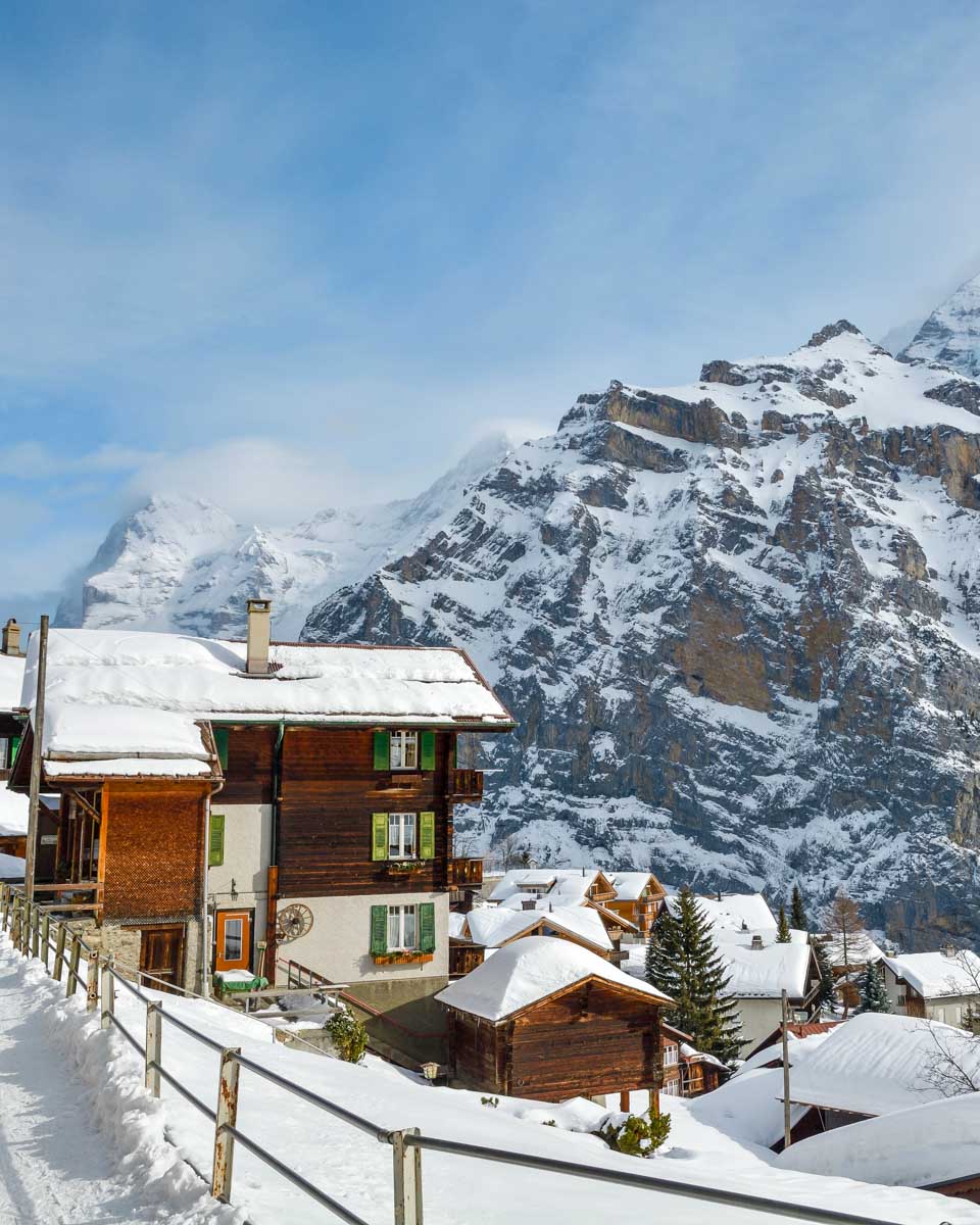 Mürren Switzerland winter