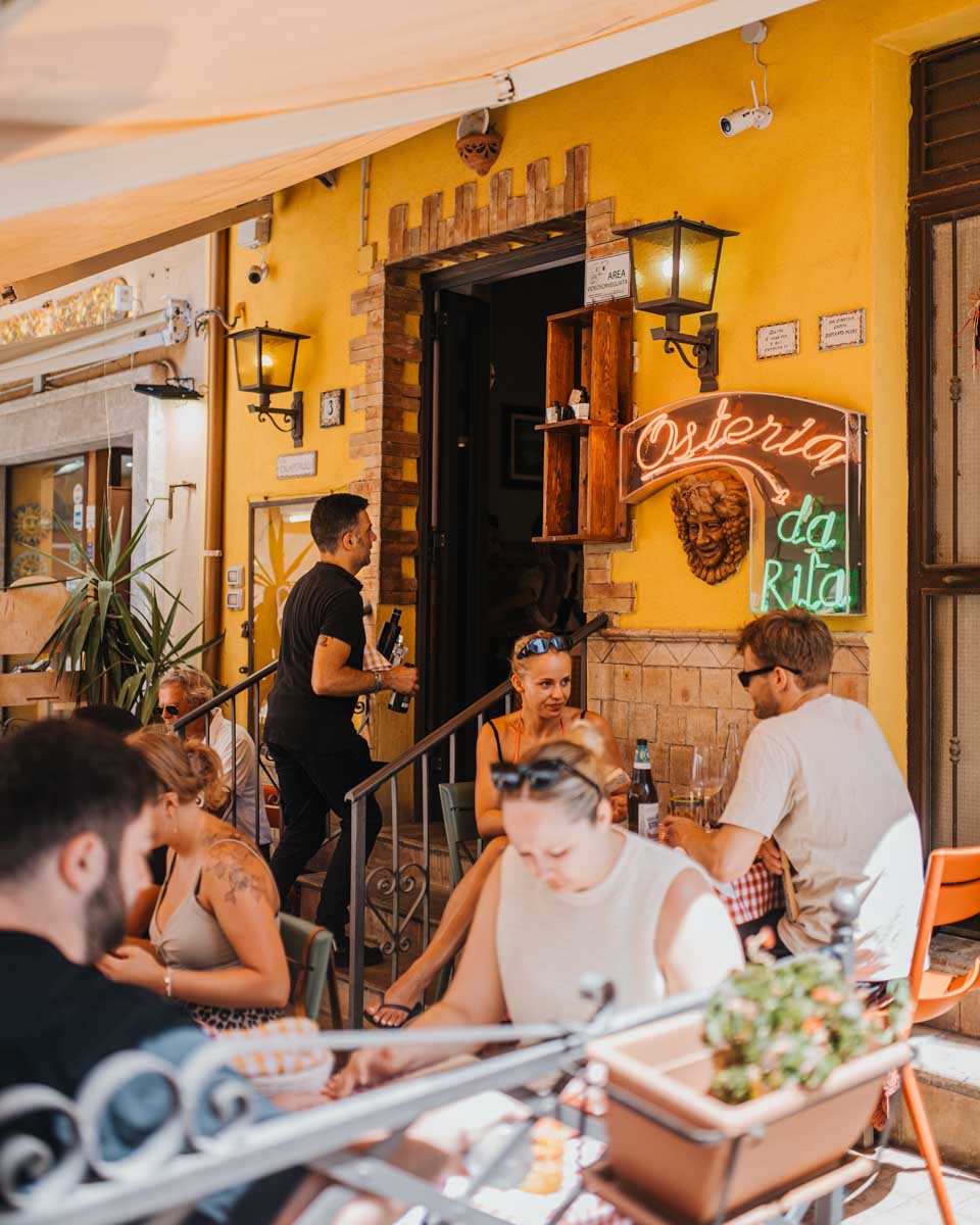 Osteria da Rita (dal 1991) in Taormina Sicily Italy (2)