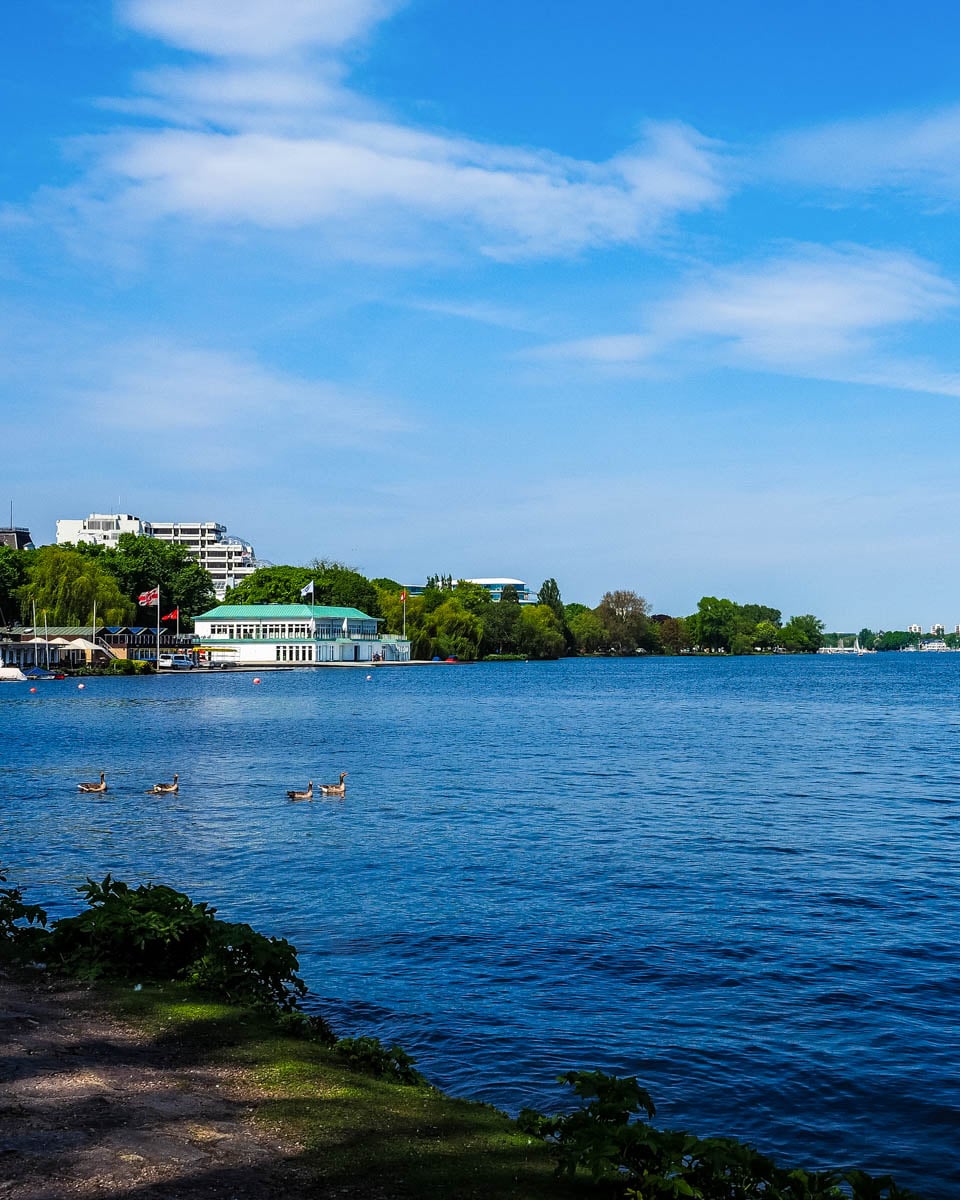 Outer Alster Lake in Hamburg Germany 1