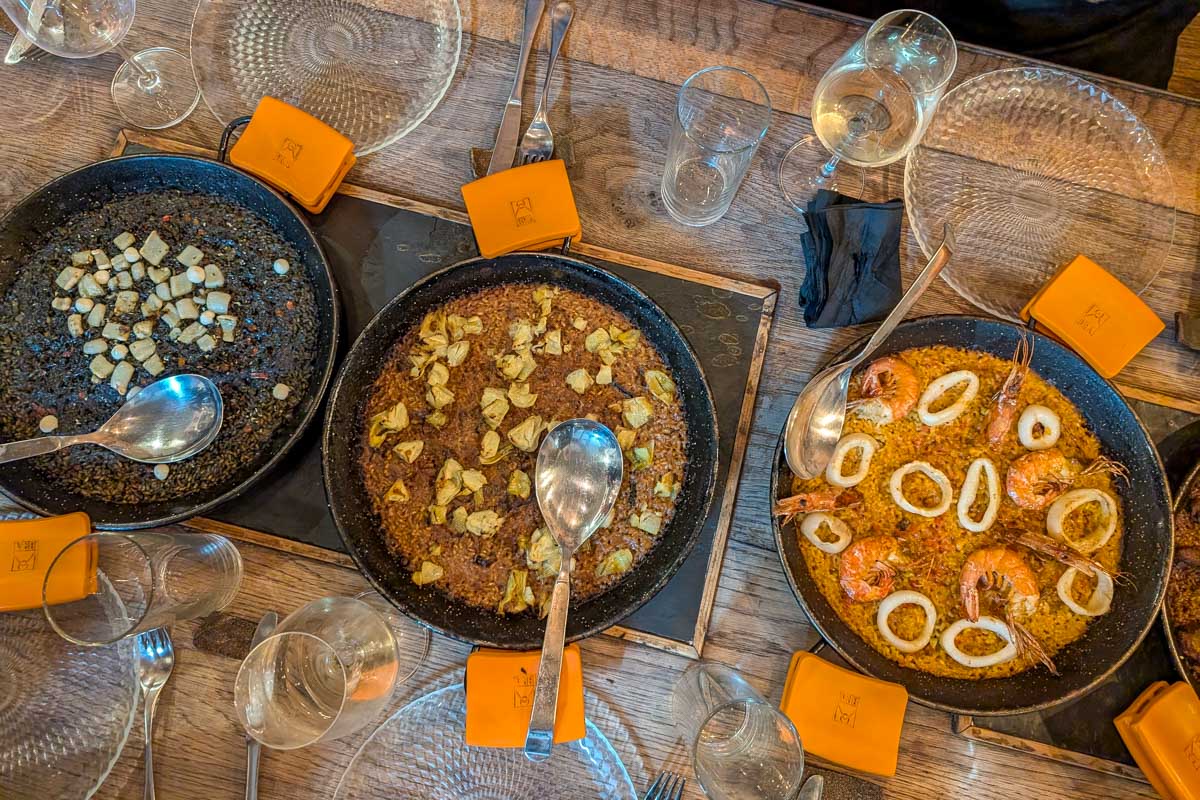 Paella made during a cooking class in Barcelona Spain (2)