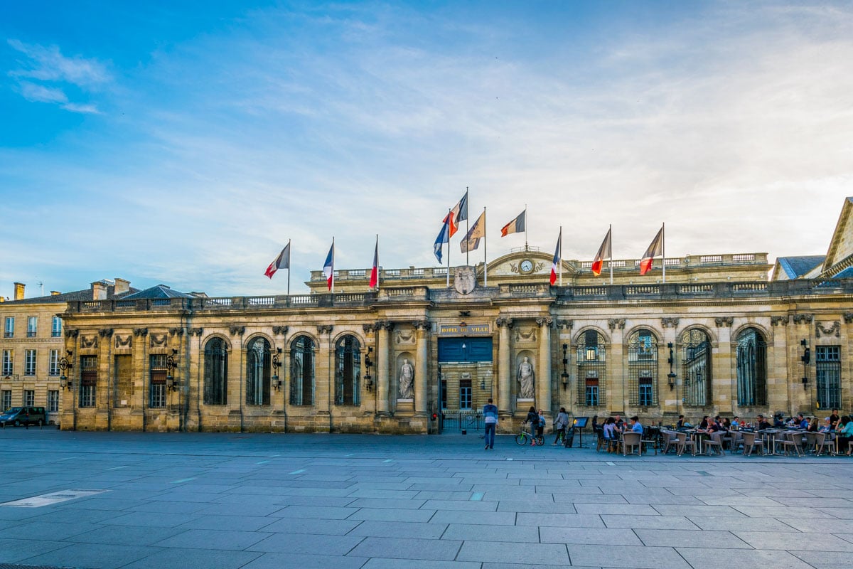 Palais Rohan, a town hall of Bordeaux France