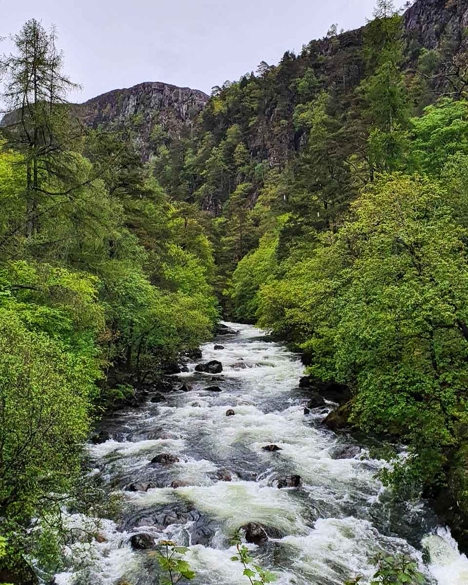 Photo of a river in Snowdonia National Park, Wales United Kingdom