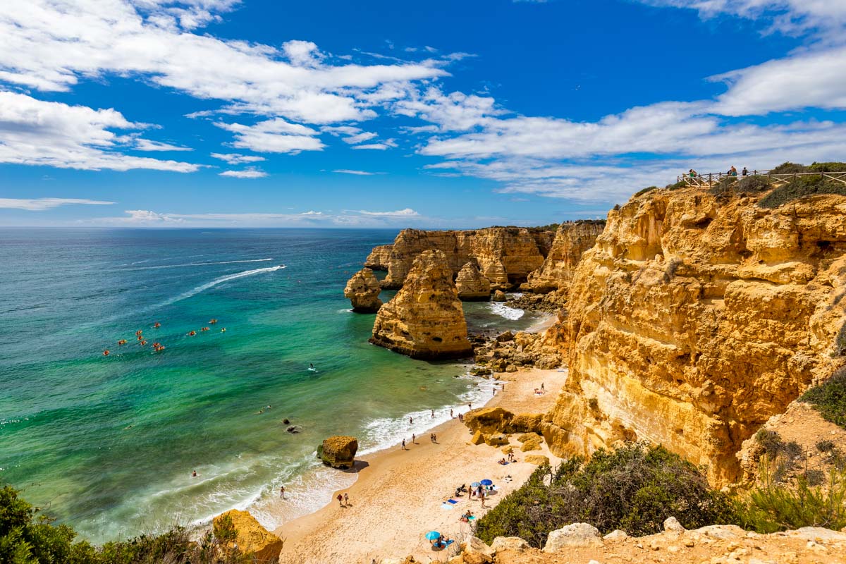 Praia da Marinha in Portugal