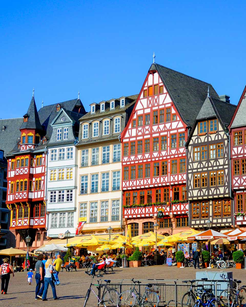 Romerberg (Romerplatz) seen in Frankfurt Germany 1