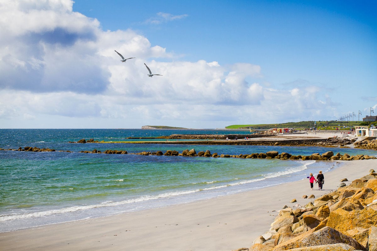 Salthill Promenade in Galway Ireland