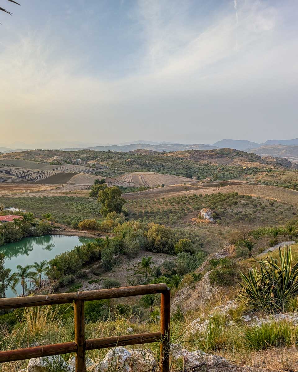 Scenery seen while driving in Italy