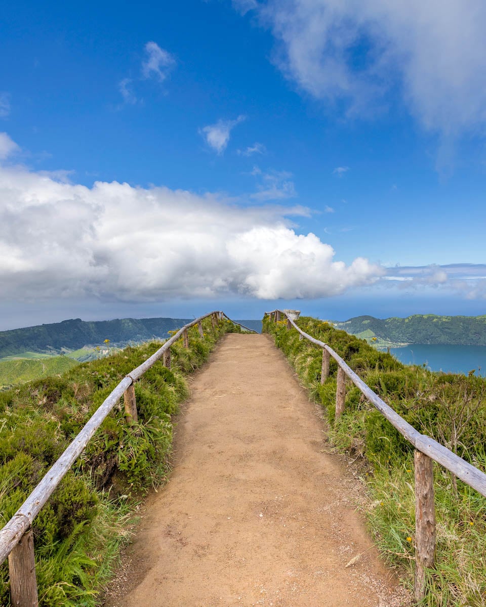 Sete Cidades crater lakes in Portugal (2)