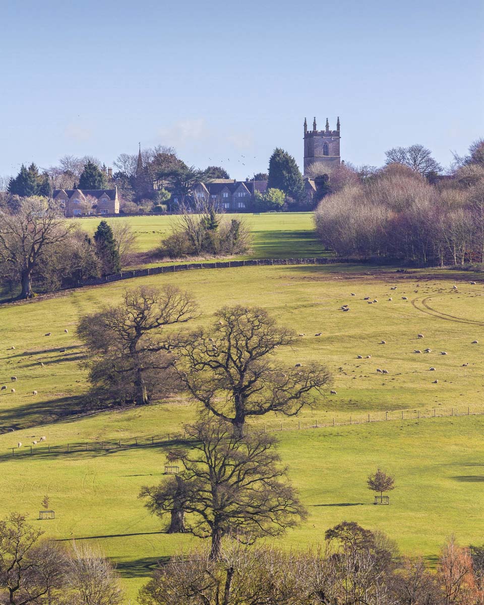 Stow-on-the-Wold in Cotswolds England