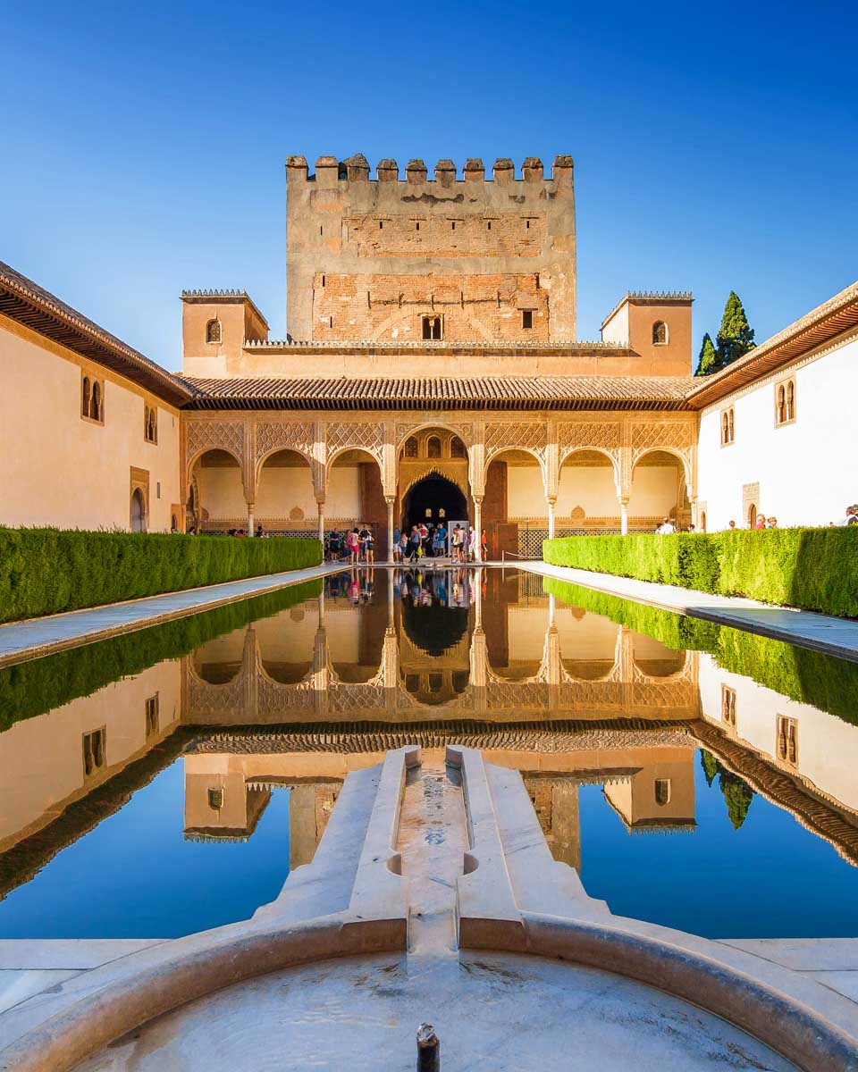 The-Generalife-Gardens-seen-in-Granada-Spain