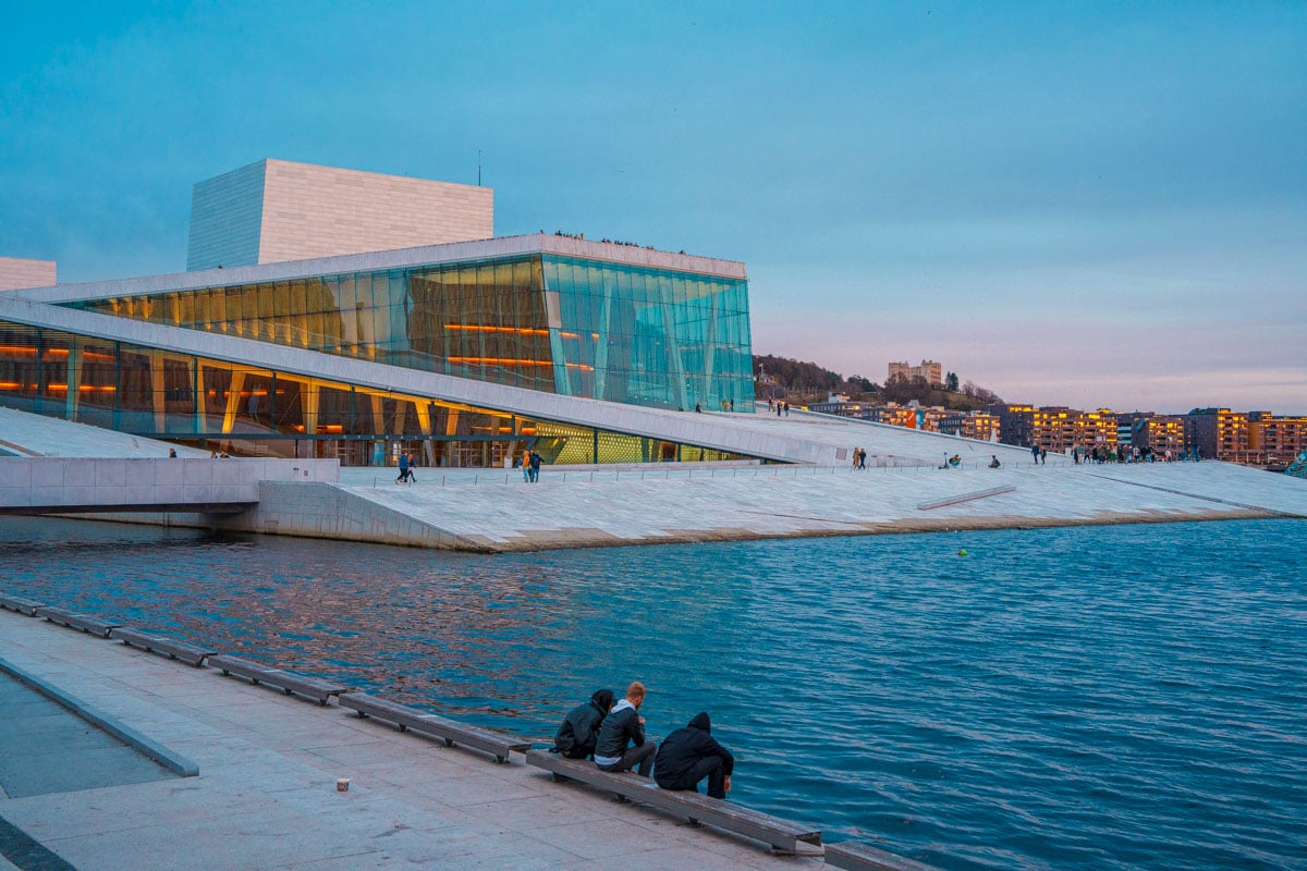 The Oslo Opera House in Oslo Norway (2)