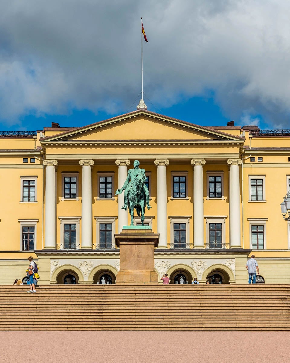 The Royal Palace seen in Oslo Norway (2)
