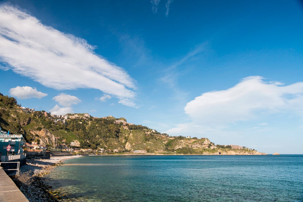The beachfront of Giardini Naxos Taormina Italy (2)