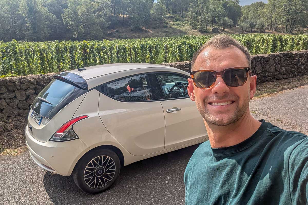 The-rental-car-used-in-Italy on vacation-1