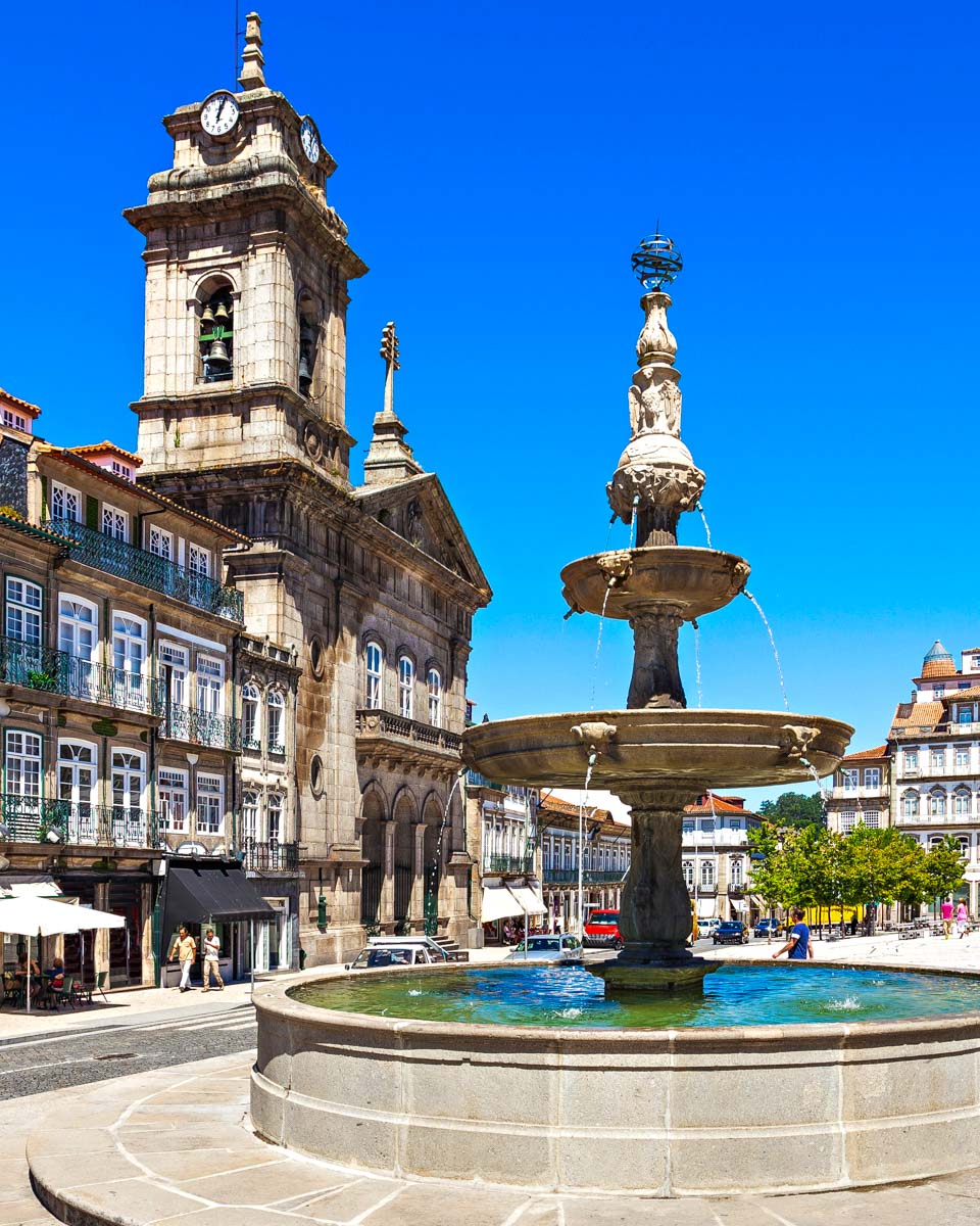 Toural Square in Guimarães Portugal
