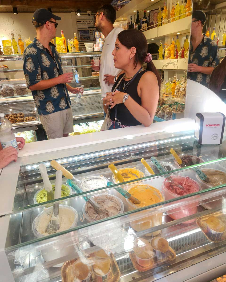 A-gelato-shop-on-a-food-tour-in-La Spezia Italy