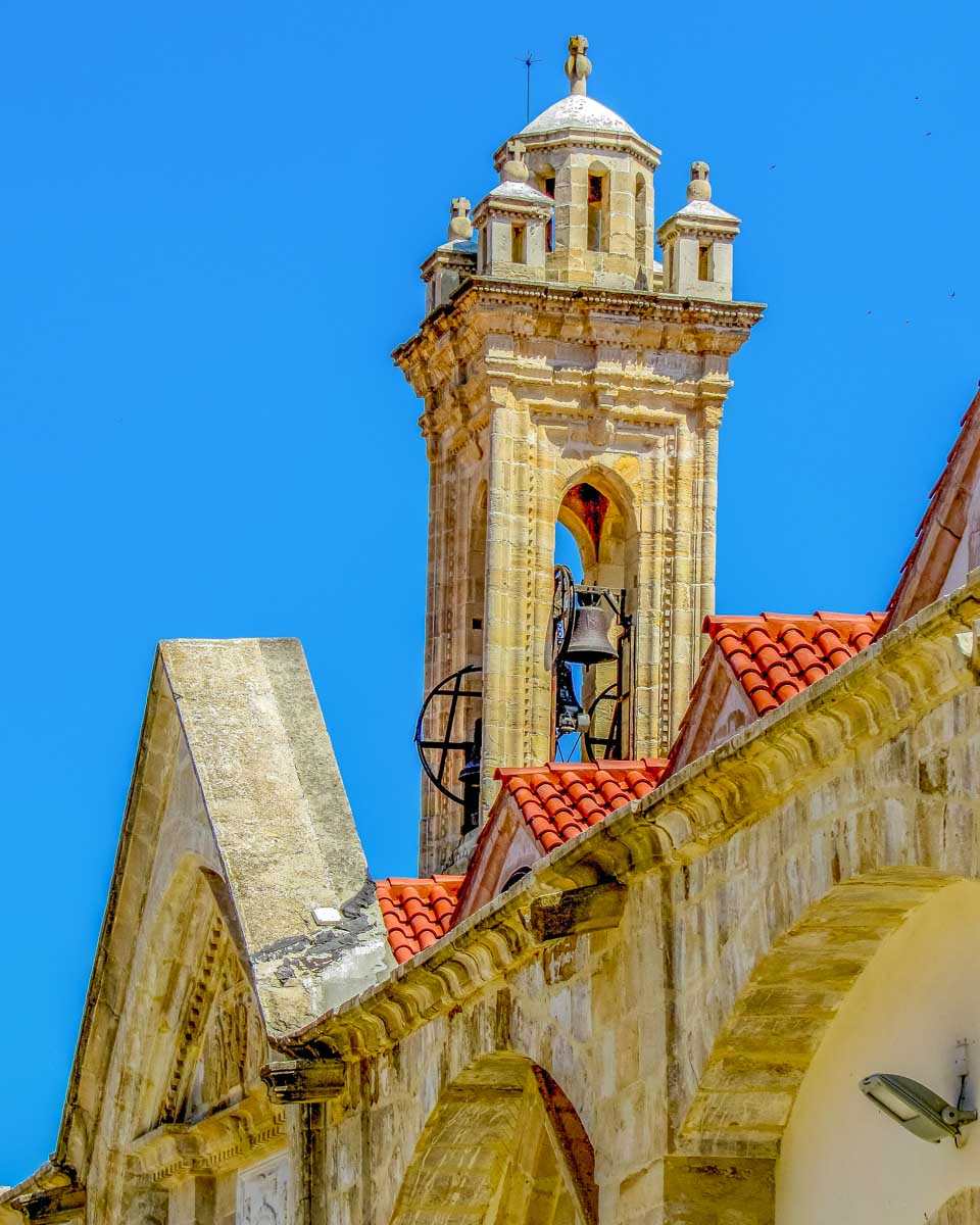 A view of the Timios Stavros Monastery in Cyprus