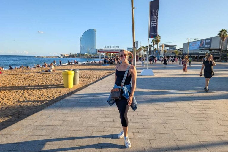 Bailey in Spain smiling