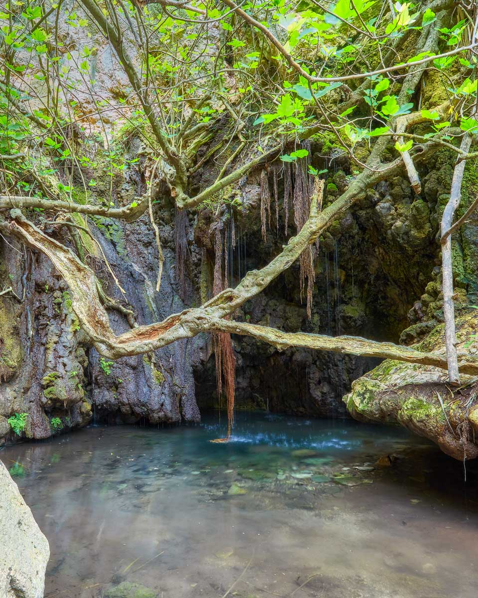 Baths of Aphrodite Grotto in Cyprus