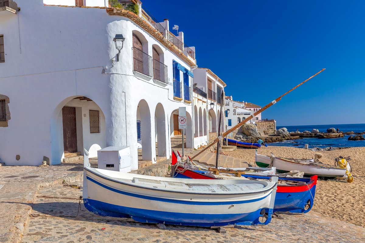 Calella de Palafrugell in Costa Brava Spain
