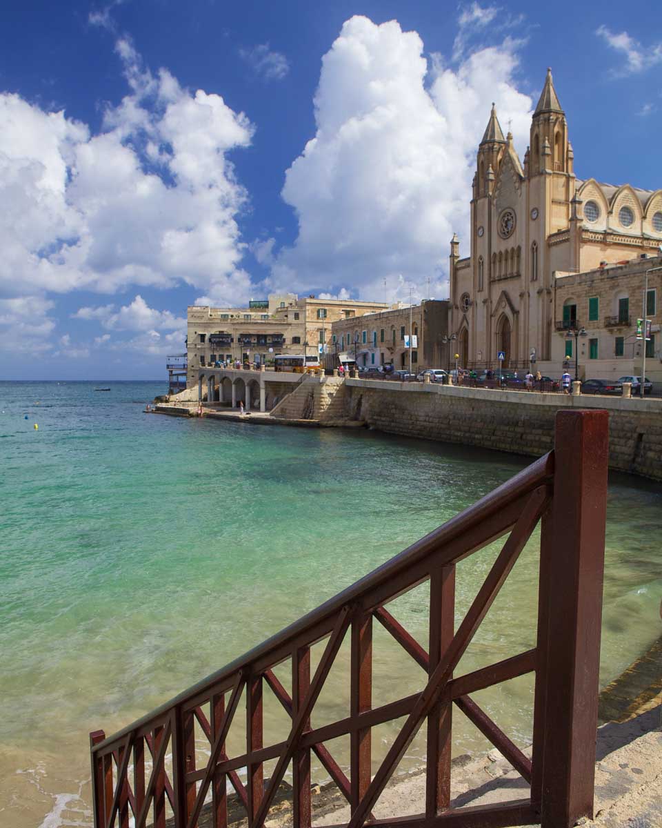 Church of Our Lady of Mount Carmel in St Julian Bay in Malta (3)