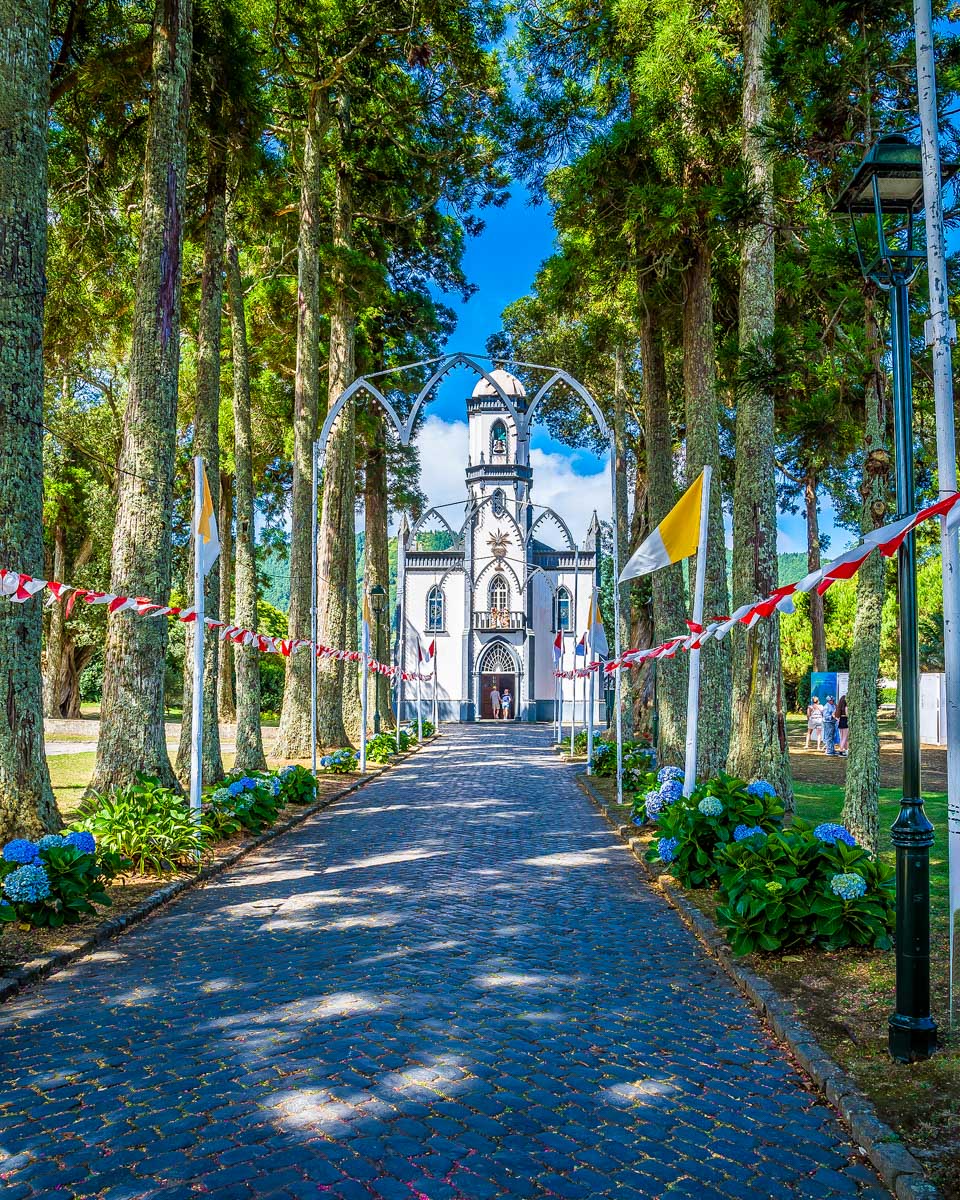 Church of São Nicolau in Sao Miguel Portugal