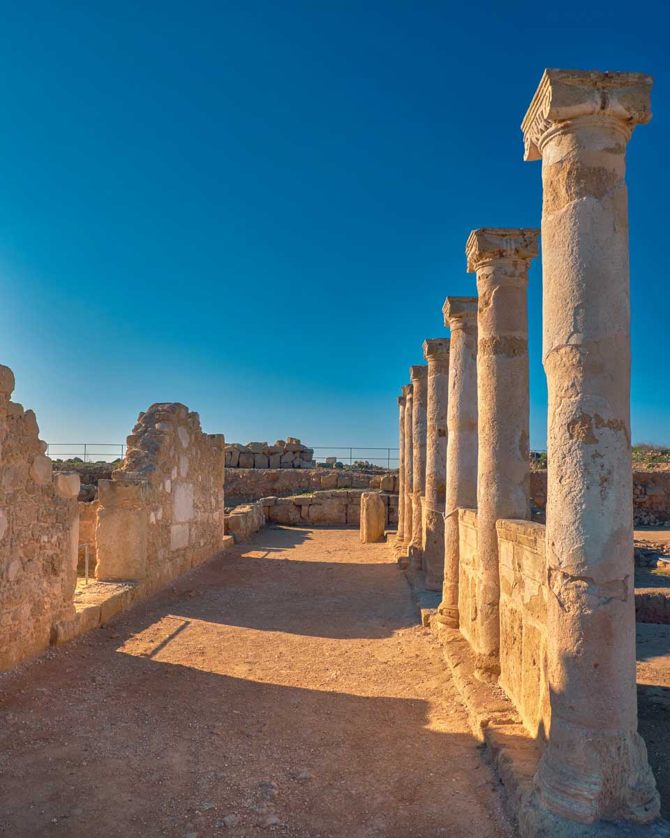 Kato Paphos Archaeological Park in Paphos Cyprus