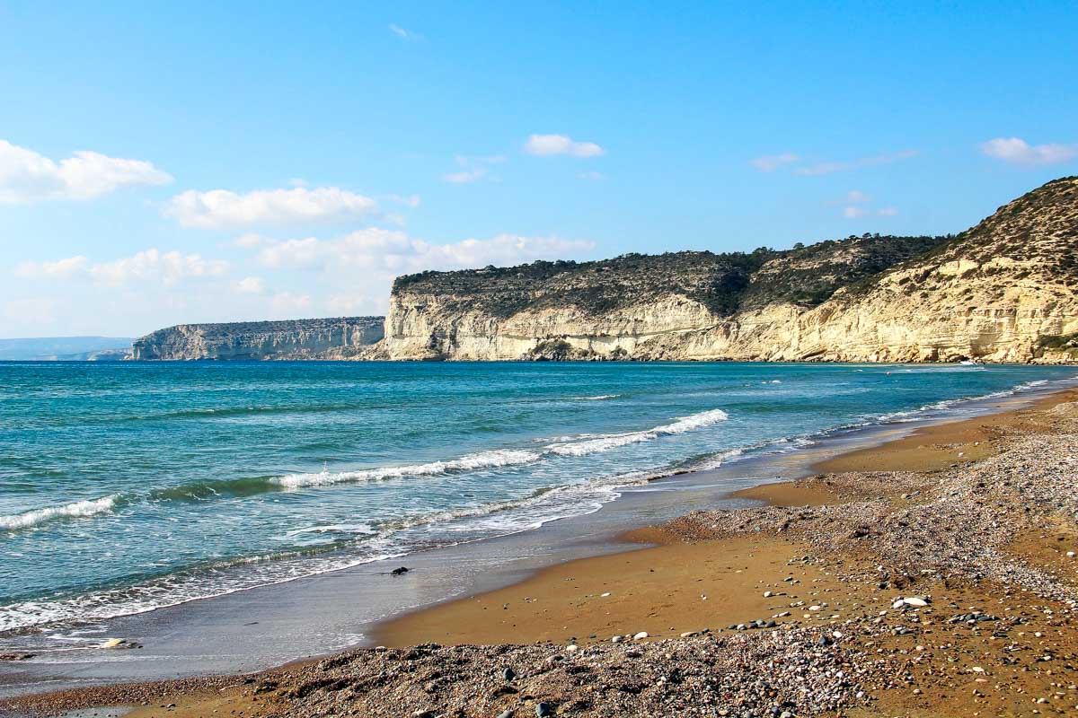 Kourion beach, Cyprus