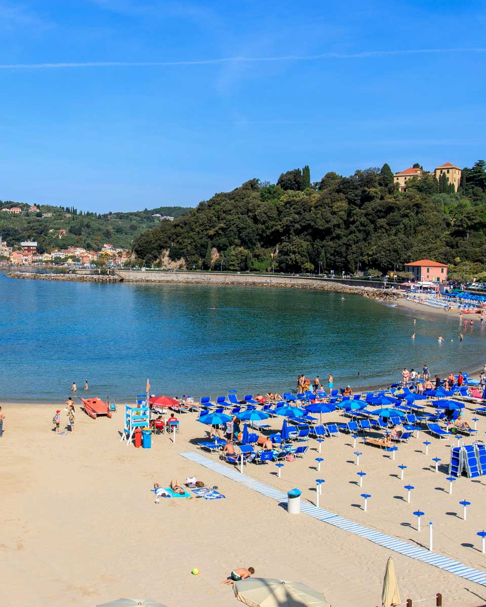 Lido di Lerici in La Spezia Italy