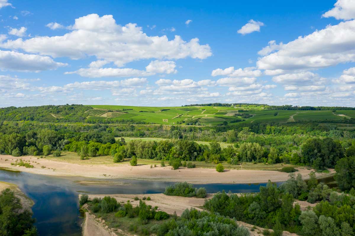 Loire River in Loire Valley France