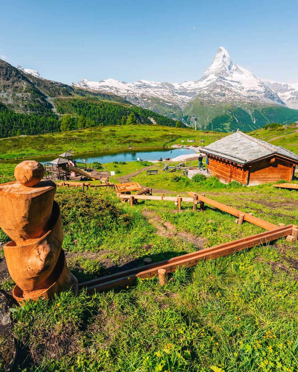 Matterhorn Zermatt Bergbahnen in Zermatt Switzerland