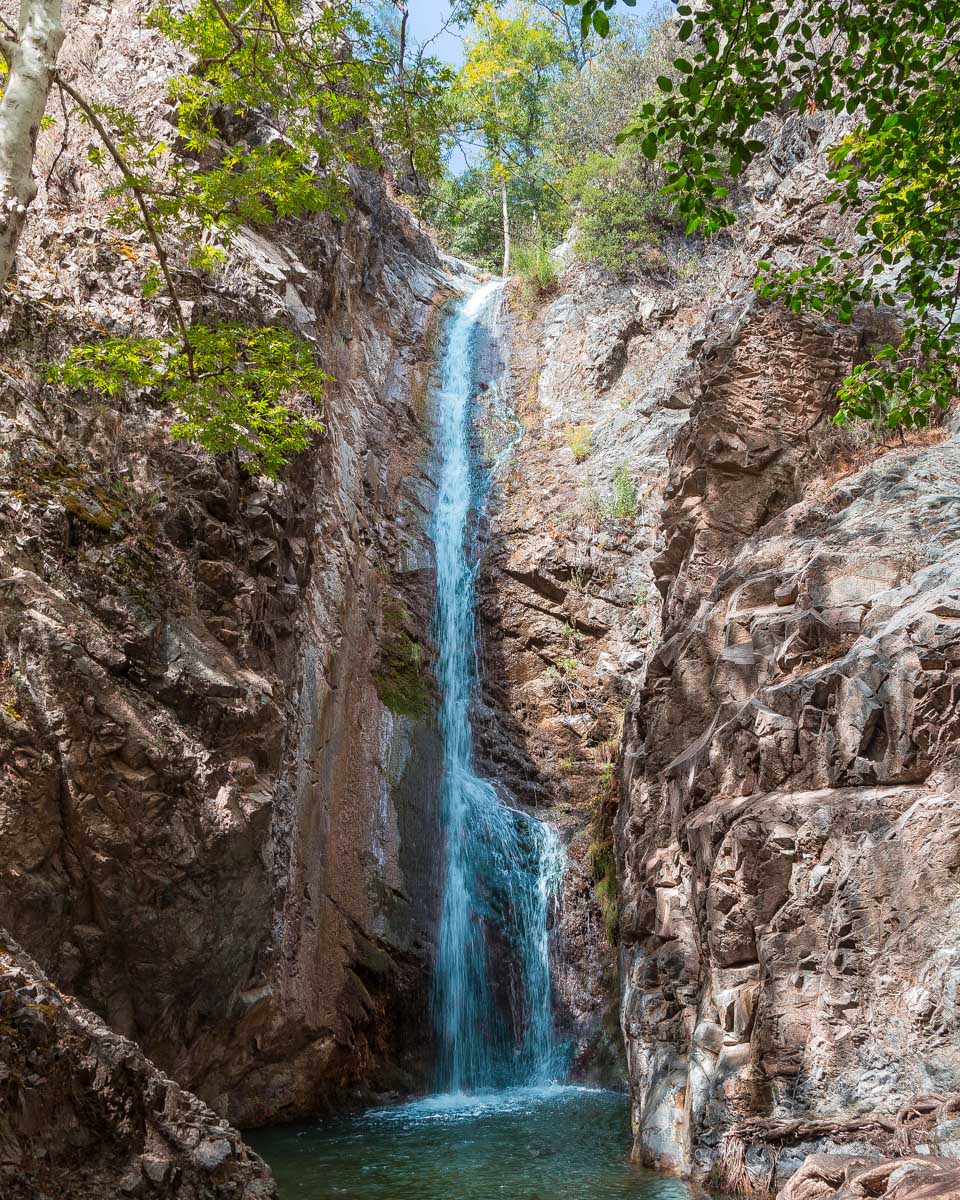 Millomeris Waterfall in Cyprus