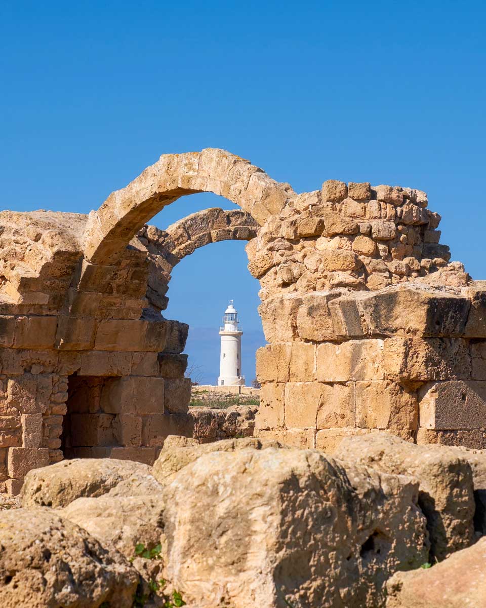 Paphos archaeological park at Kato, Pafos, Cyprus