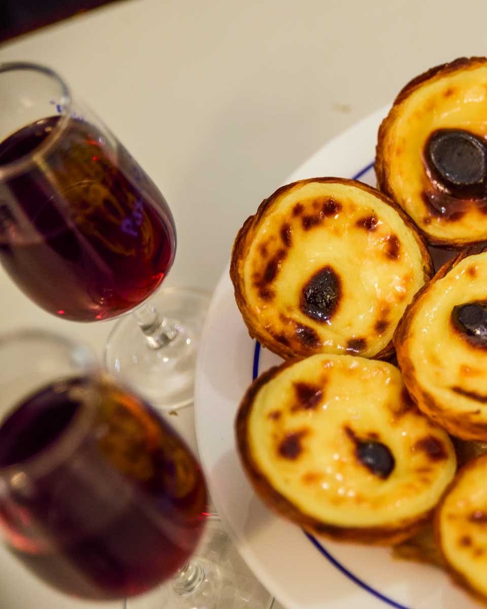 Pastel-de-Nata-and-port-made-during-a-cooking-class-in-Porto-Portugal