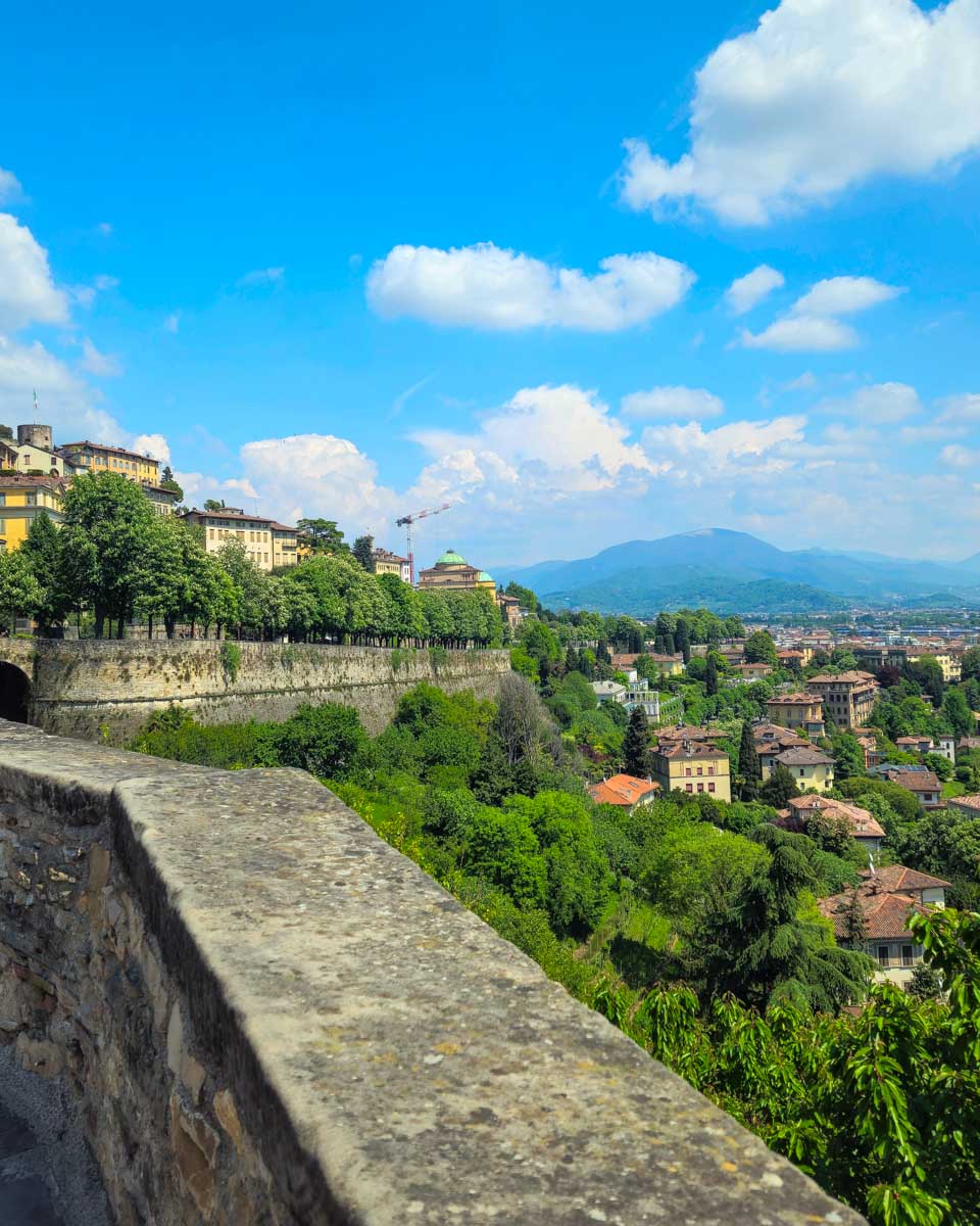 Rocca di Bergamo in Città Alta  Bergamo Italy