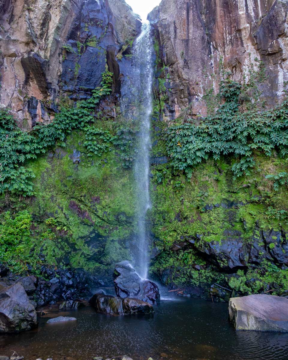 Salto da Farinha seen on a tour from Sao Miguel Portugal