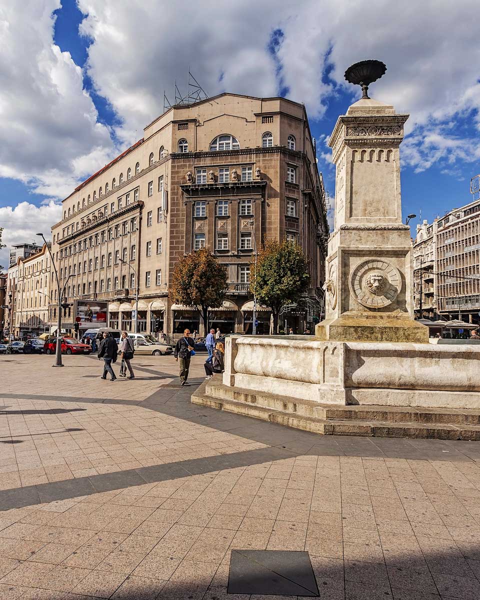 Terazije Square in Belgrade Serbia