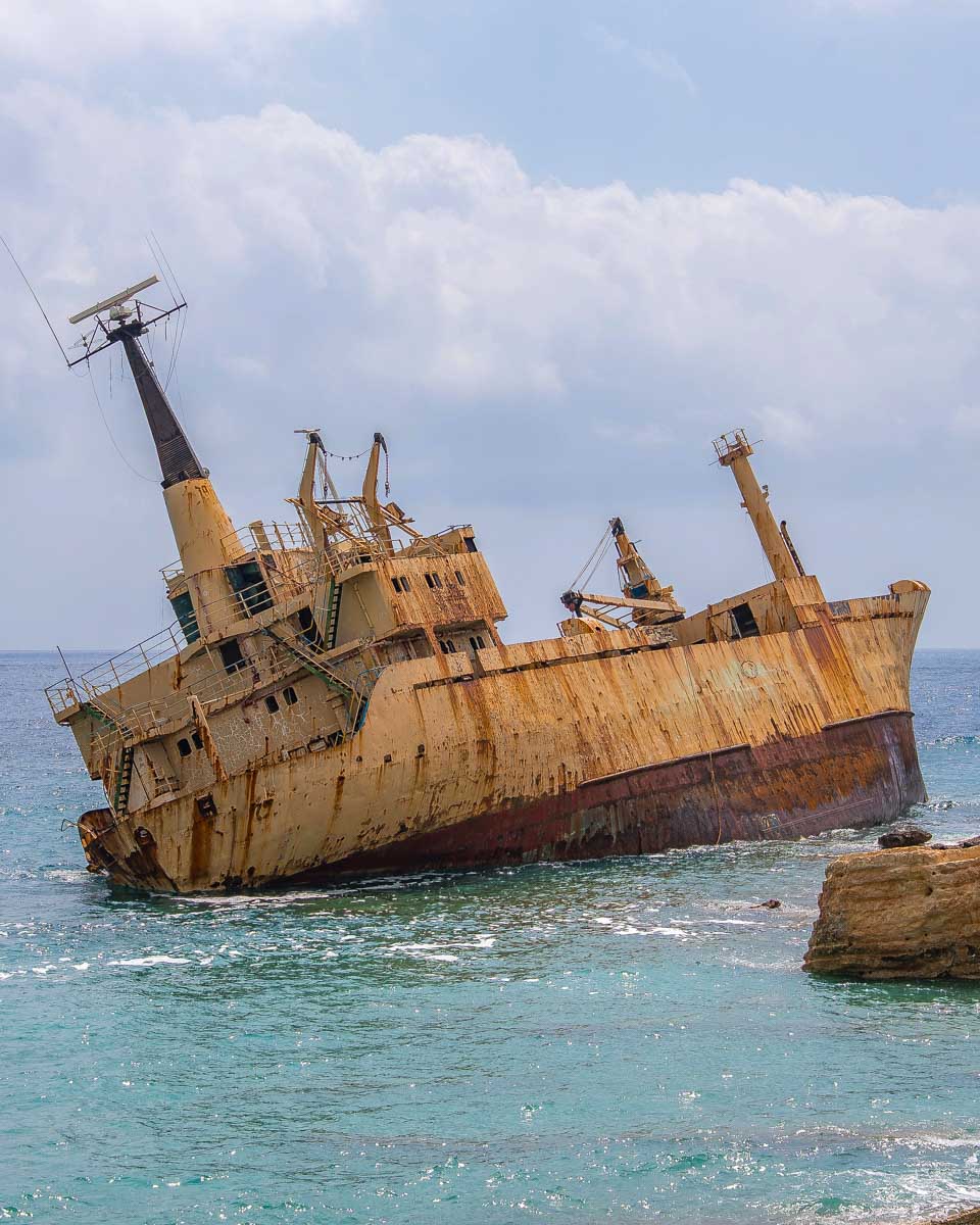 The Edro III shipwreck in Cyprus
