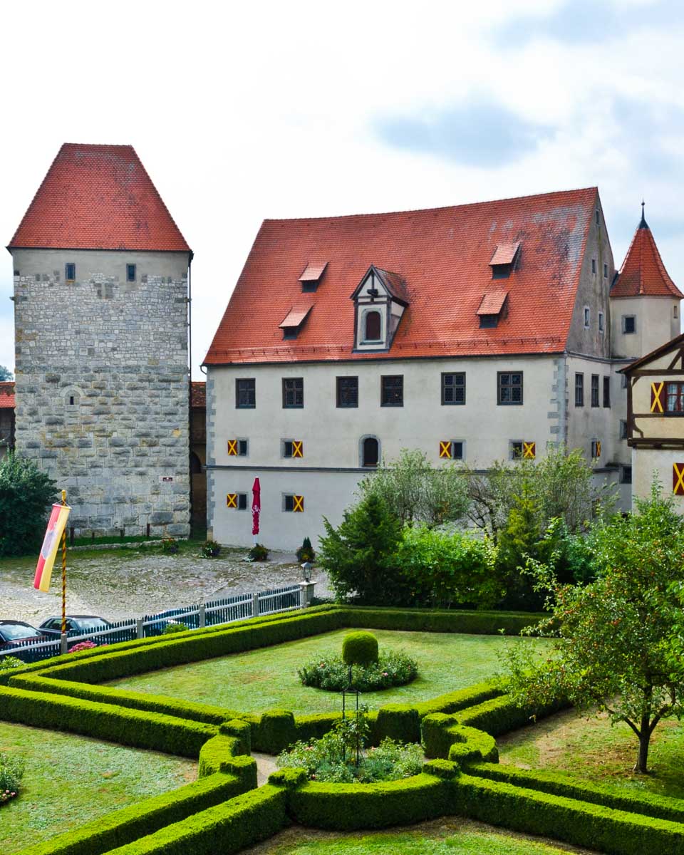 The Harburg Castle seen on a day trip from Munich