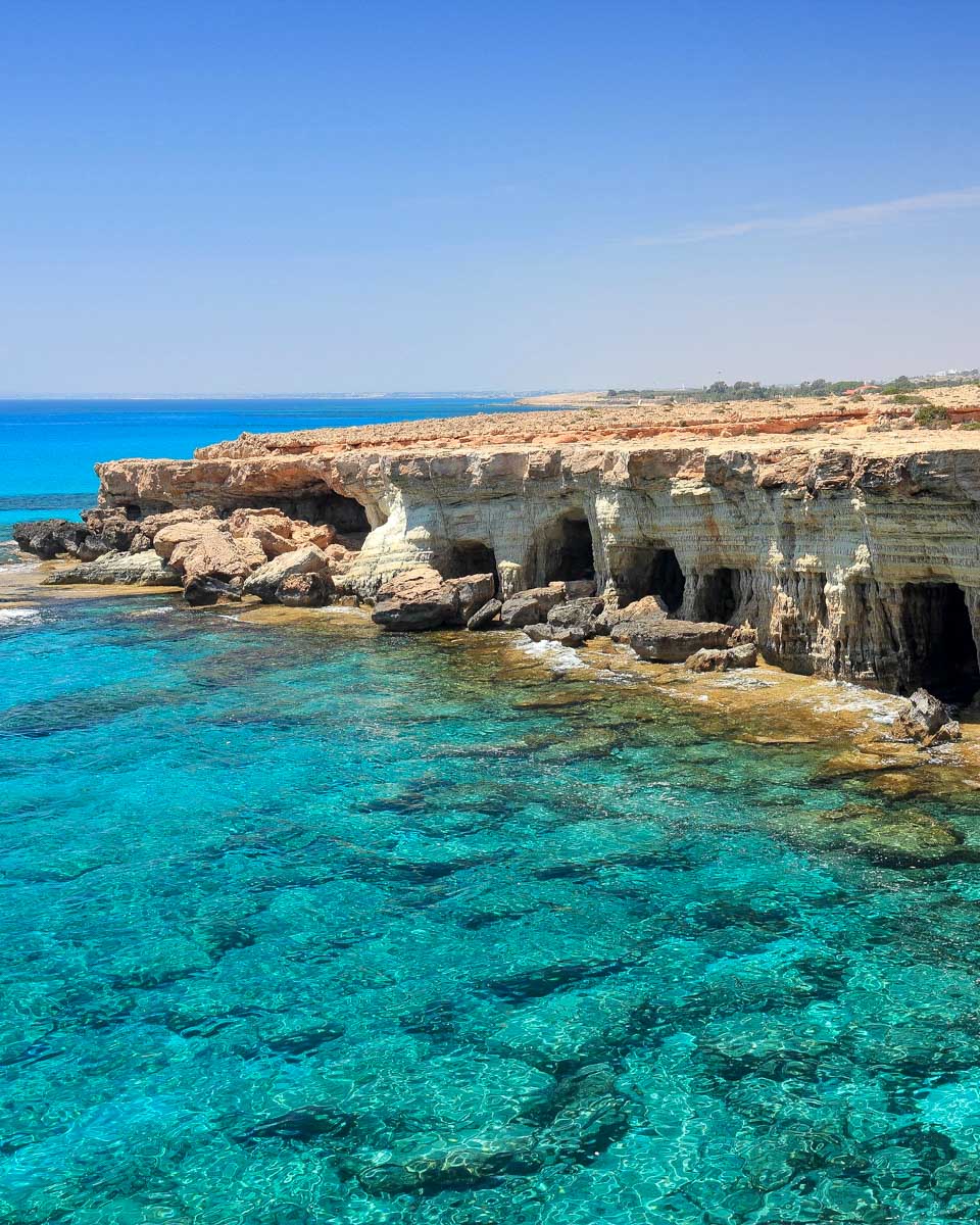 The beautiful Sea Caves of Cyprus