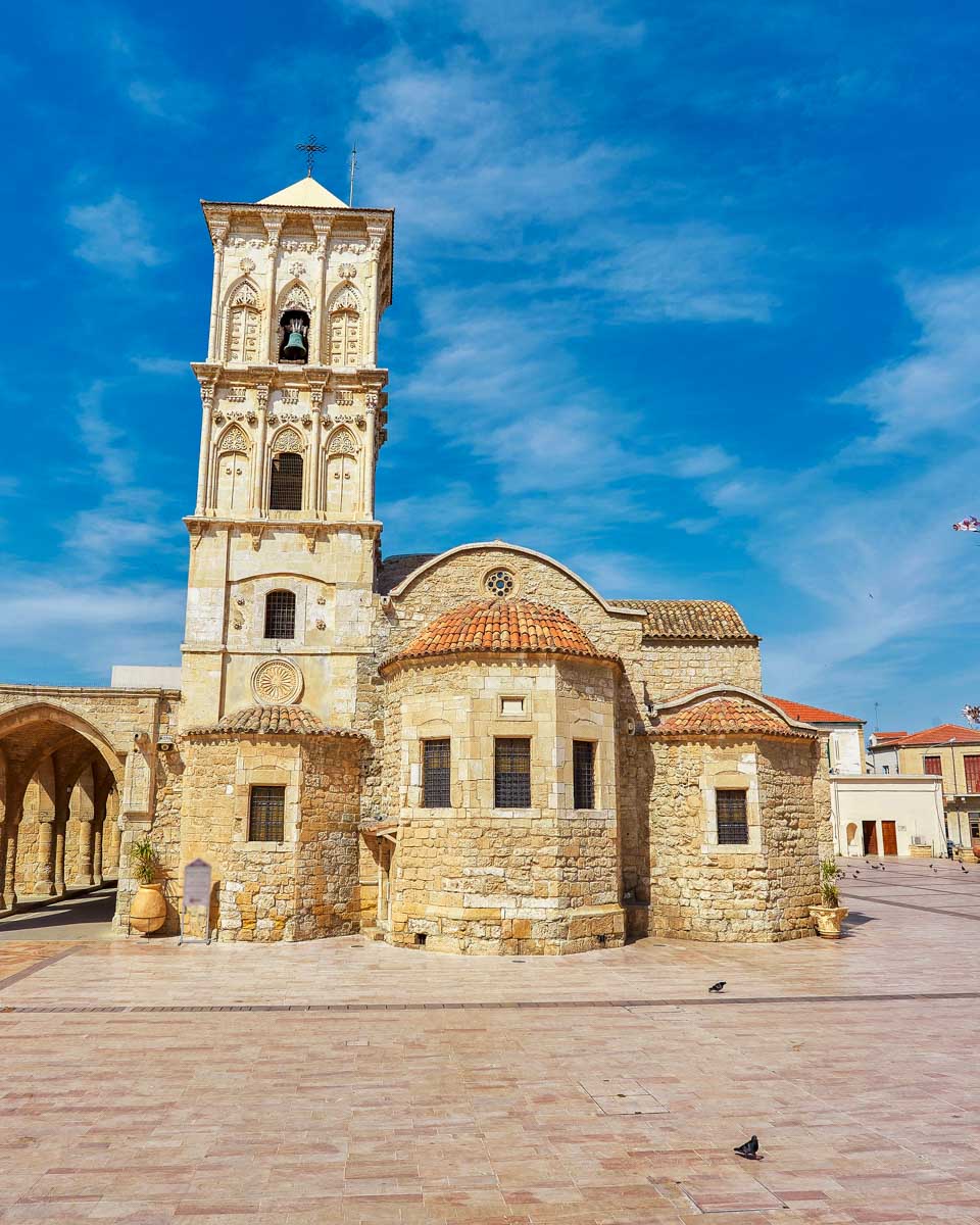 The fromt of the Church of Saint Lazarus in Larnaca Cyprus