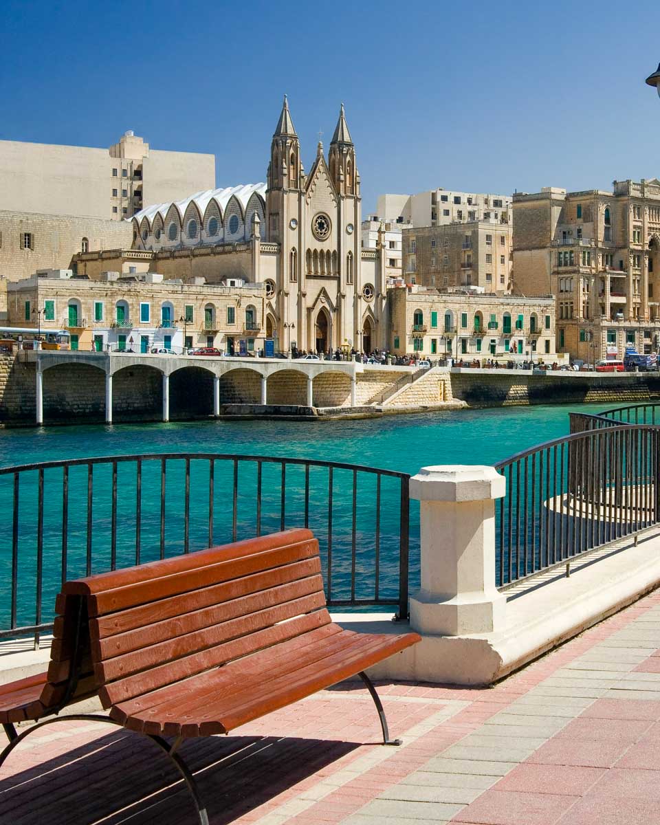 The marina of Sliema Malta (1)