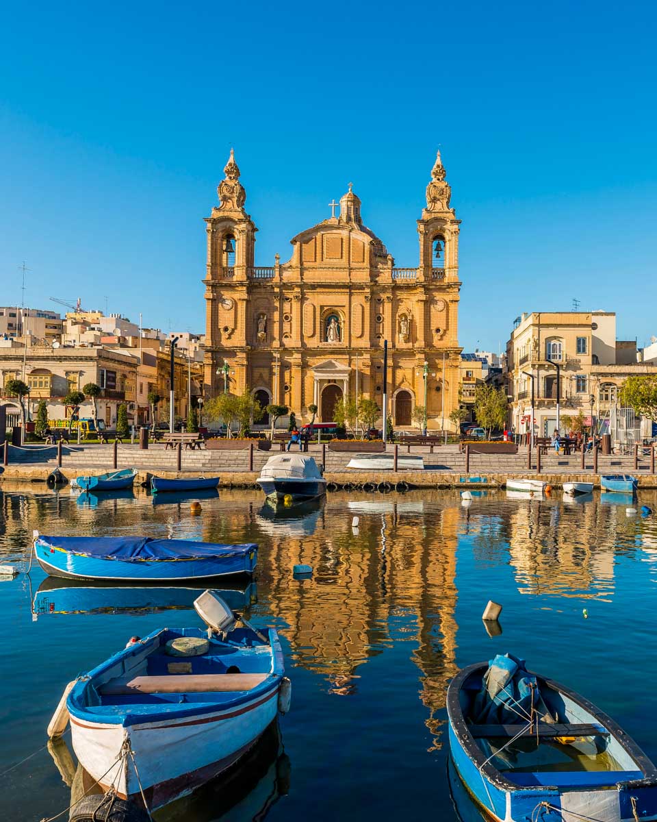 The marina of Sliema Malta (2)